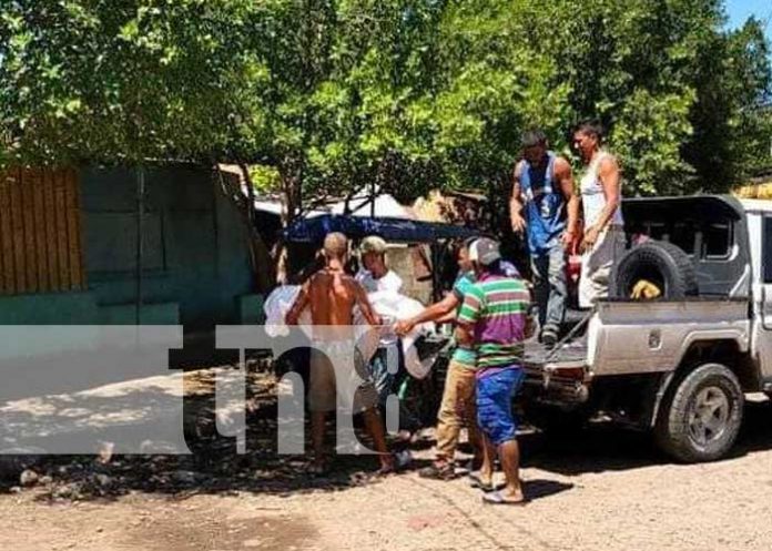 Lugar donde ocurrió un atroz asesinato en El Guasaule, Chinandega
