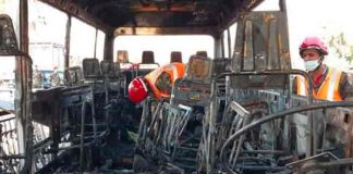 Atentado contra un autobús militar deja 14 muertos en Damasco, Siria