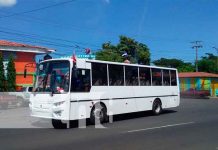 Buses nuevos de Rusia ya están circulando en Managua Buses nuevos de Rusia ya están circulando en Managua