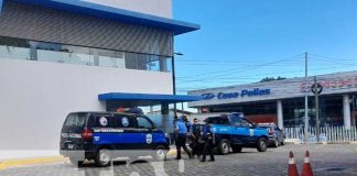 Parqueo de banco en Managua donde una mujer falleció