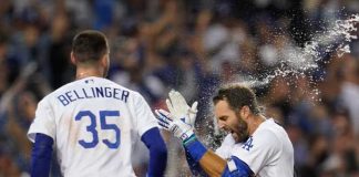 chris, taylor, dodgers, angeles, béisbol,