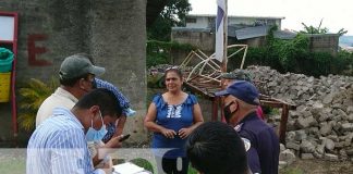 Reunión de autoridades en Esquipulas por terreno para estación de bomberos