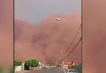 Apocalípticas tormentas de arena se multiplican en Brasil Apocalípticas tormentas de arena se multiplican en Brasil