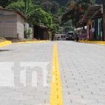 Inauguran calles adoquinadas en barrio de Jinotega Inauguran calles adoquinadas en barrio de Jinotega