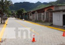 Avances concretos en Nicaragua con la red vial y Calles para el Pueblo Inauguran calles adoquinadas en barrio de Jinotega