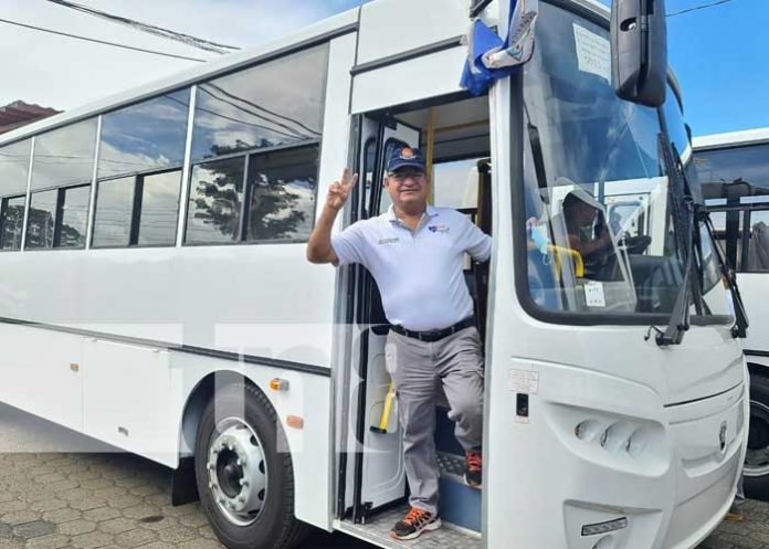 Nuevos buses para la Cooperativa Parrales Vallejos y mejor transporte en Managua