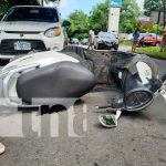 Aparente irrespeto a señal de tránsito provoca accidente en Managua Aparente irrespeto a señal de tránsito provoca accidente en Managua
