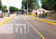 Inauguran puente vehicular y seis cuadras de calles en Waspán Sur, Managua Inauguración de una nueva calle y proyectos viales en Managua