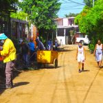 Avanza Calles para el Pueblo en el barrio La Esperanza, Managua calles en su máximo avance