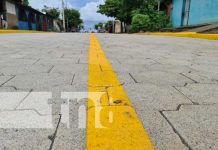 Ciudad Sandino sigue desarrollándose con más calles adoquinadas Nuevas calles para el municipio Ciudad Sandino