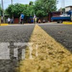Barrio José Santos López del Distrito I de Managua estrena calles Nuevas calles en el barrio José Santos López, Managua