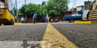 Nuevas calles en el barrio José Santos López, Managua