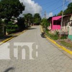 Inauguran mejoramiento vial en el barrio Rafael Martínez de Río Blanco Nuevas calles para el progreso en Río Blanco, Matagalpa
