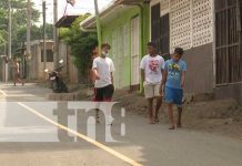 Familias de Anexo a Villa Libertad contentos por ocho nuevas calles Nuevas calles en Anexo a Villa Libertad, Managua