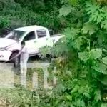 Camión choca con camioneta en accidente entre Río Blanco y Matiguás Accidente de tránsito en carretera Río Blanco- Matiguás