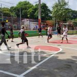 Cancha multiusos para los habitantes del barrio Andrés Castro, Managua Cancha multiusos para la recreación del barrio Andrés Castro, Managua