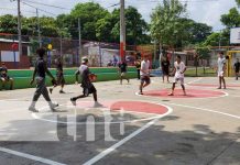 Cancha multiusos para los habitantes del barrio Andrés Castro, Managua Cancha multiusos para la recreación del barrio Andrés Castro, Managua