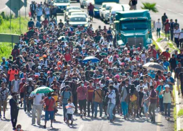 caravana1 Mile de migrantes alistan nueva caravana desde el sur de México