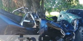 Accidente con camioneta de comerciantes en Carazo