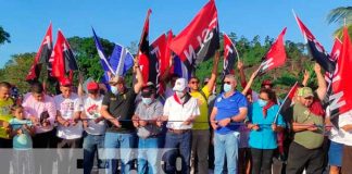 Entrega de tramo de carretera Sahsa-Rosita, en el Caribe Norte