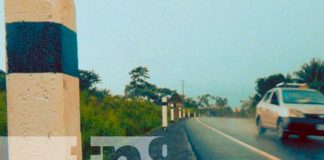 Inauguración de tramo de carretera en Zelaya Central