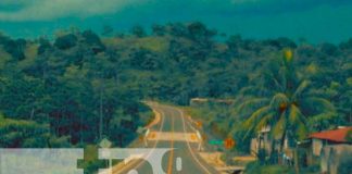 Inauguración de tramo de carretera en Zelaya Central