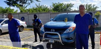 Presentación de la incautación de cocaína en Managua