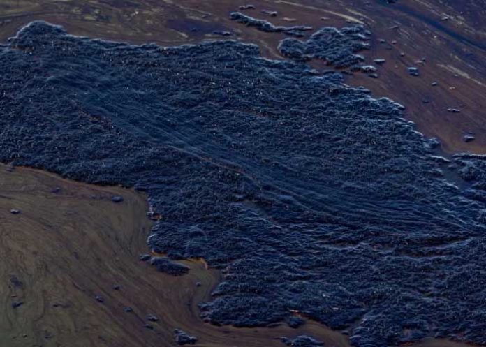 El derrame de petróleo obligo a cerrar el Great Pacific