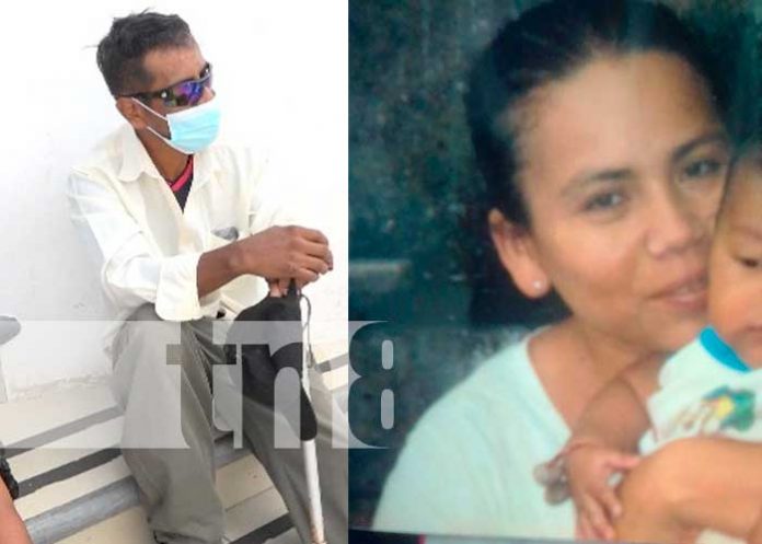 Un hombre no vidente busca con desesperación a su esposa, quien se 