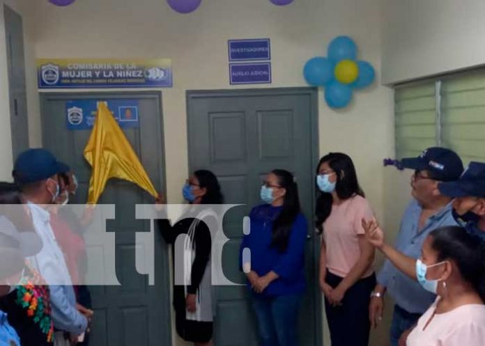 Reinauguración de Comisaría de la Mujer en Diriamba