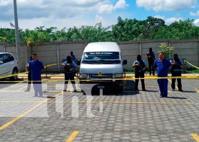 Presentación de delincuentes a quienes incautaron más de 230 mil dólares en Nicaragua