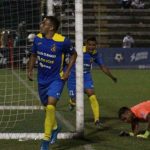 Cacique Diriangén cae ante la furia de los Leones Azules dos santos, managua, diriangen, gol