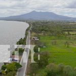 Panorama de carretera costanera en Nicaragua