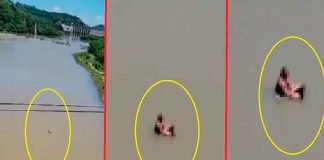 Captan a pareja teniendo "intimidad" en las aguas del Río Lempa en El Salvador
