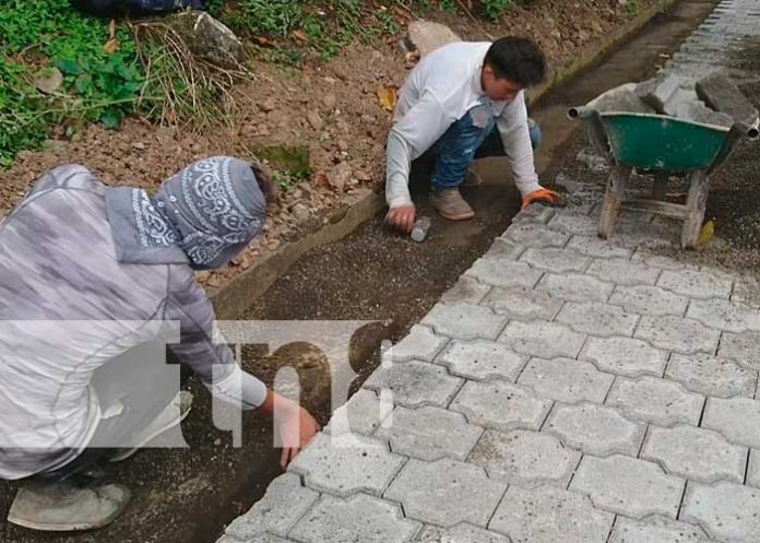 Construcción de mejores calles en Esquipulas, Matagalpa