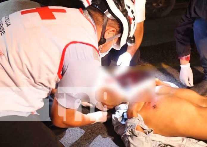 Atropellado por una motocicleta