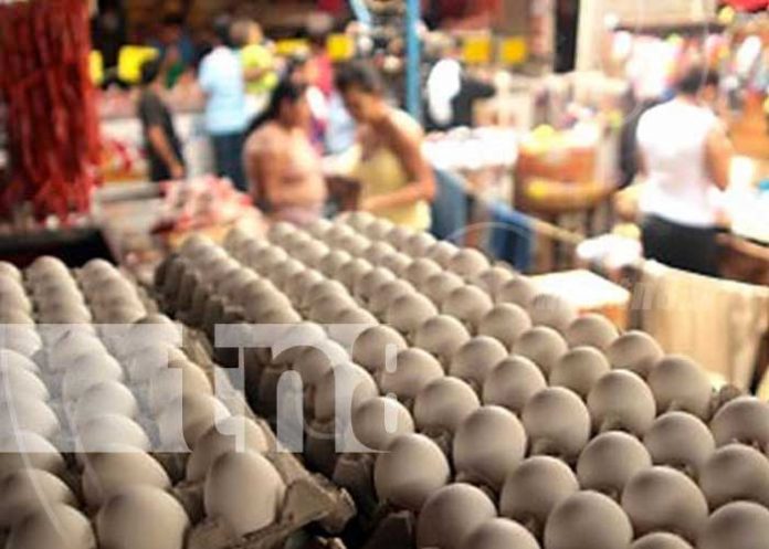 Huevo en un mercado de Nicaragua