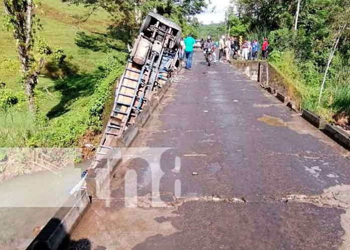 Fuerte accidente de tránsito en Jinotega