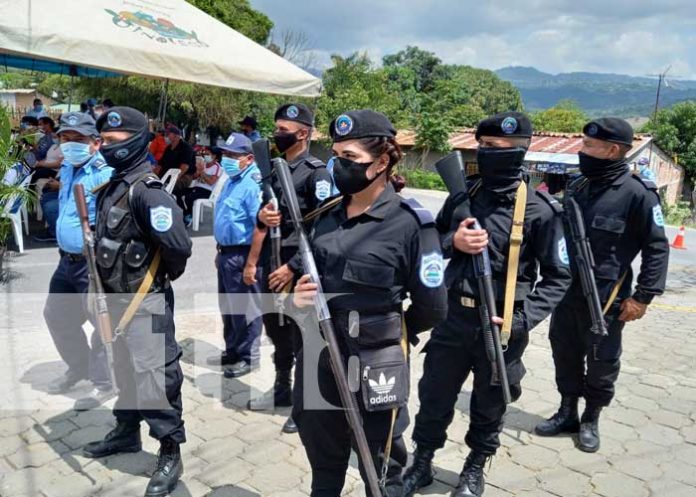 Relanzamiento de la Comisaría de la Mujer en La Concordia, Jinotega