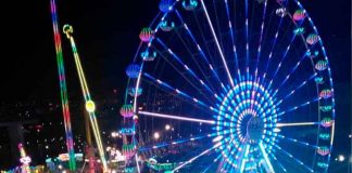 Se desploma juego mecánico en feria de Nuevo León