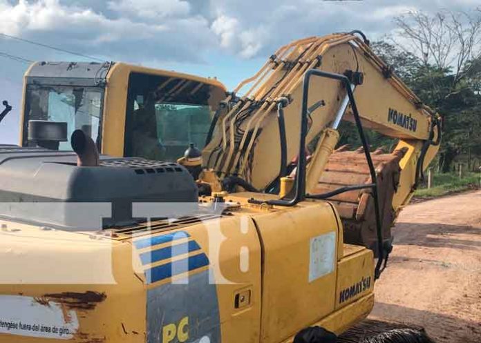 Construcción de la carretera La Libertad a Cuapa