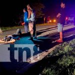 Motociclista lesionado al impactar contra un caballo en Juigalpa, Chontales Lesionado tras impactar contra un caballo