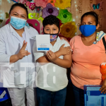 Centro Carlos Rugama, Distrito V de Managua, a buen ritmo de vacunación Padres de familia invitan a todos a formar parte de la jornada de vacunación del COVID-19
