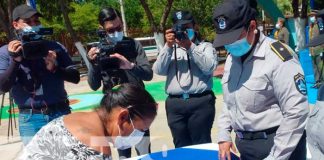 Acto por libertad a presos y presas gracias al beneficio de convivencia familiar