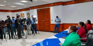 Conferencia de prensa del CSE sobre maletas electorales en Nicaragua