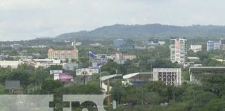 Panorama de la ciudad de Managua y el crecimiento de la economía