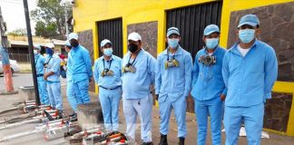 Imagenes de brigadistas de salud para fumigación y abatización