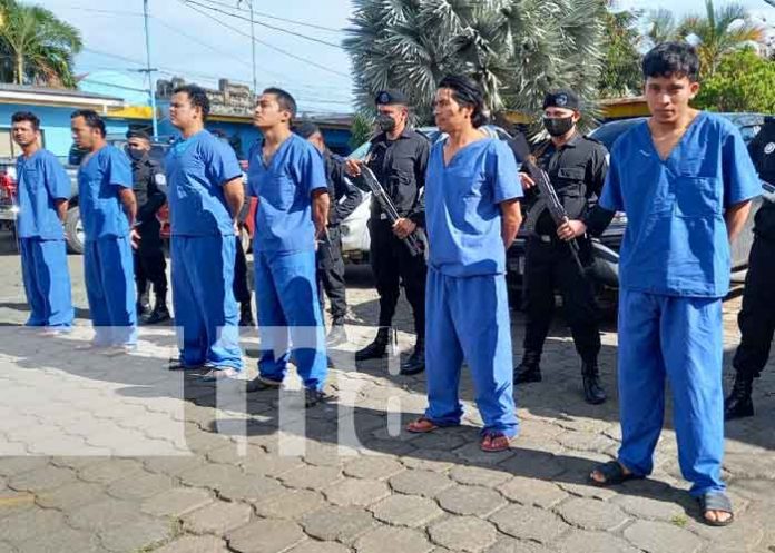 Policía Nacional presentó sujetos por delitos de peligrosidad