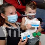 Inicia jornada de vacunación a niños, jóvenes y embarazadas en Masaya Aplicación de vacuna contra el COVID-19 en Masaya