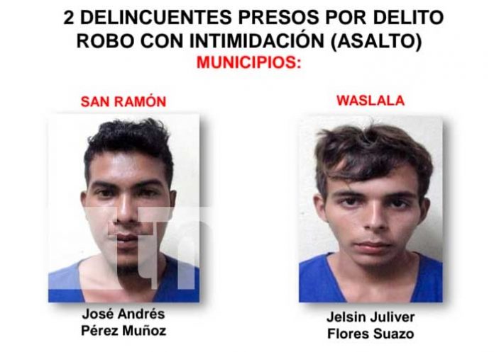 13 personas detenidas